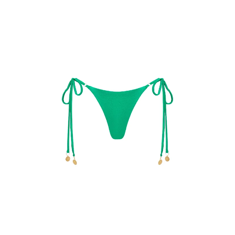 Thong Tie Side Bikini Bottom - Jungle Jewel Halter-neck bikini, Elegant, Sexy, Comfortable