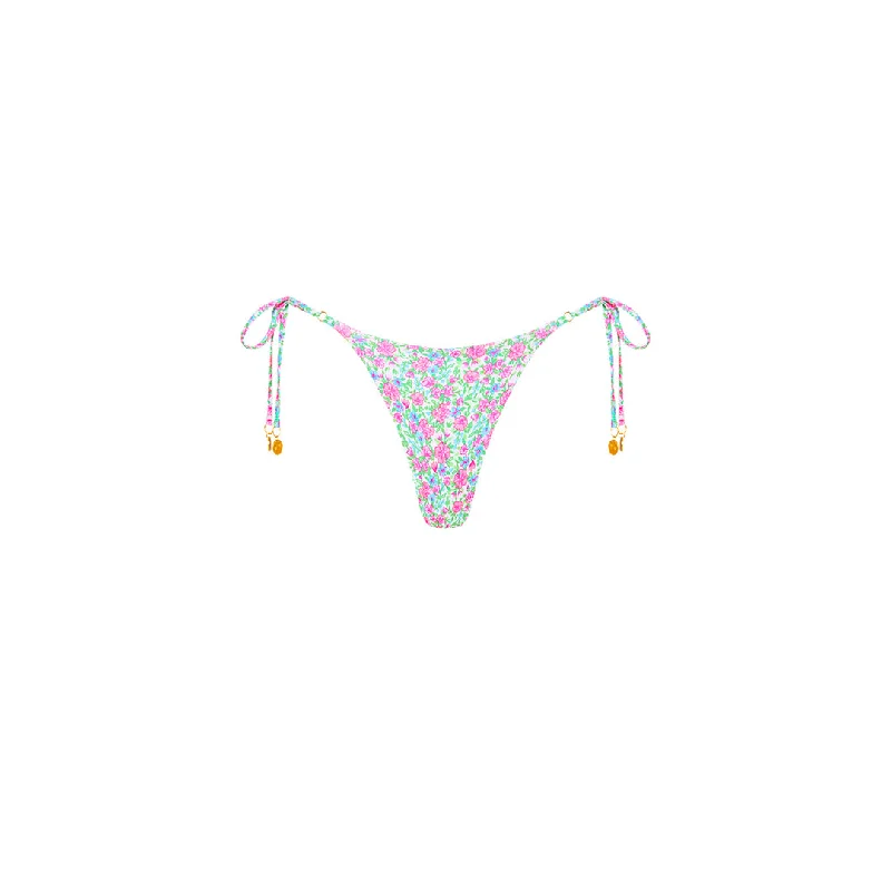 Thong Tie Side Bikini Bottom - Sweet Pea Button-up bikini, Trendy, Comfortable, Fashionable