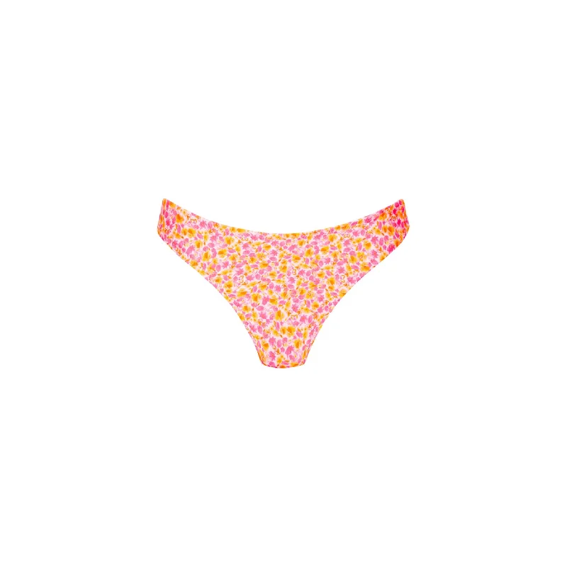 Vintage V Full Coverage Bikini Bottom - Sherbet Shimmer Plunging neckline bikini, Sexy, Fashionable, Trendy