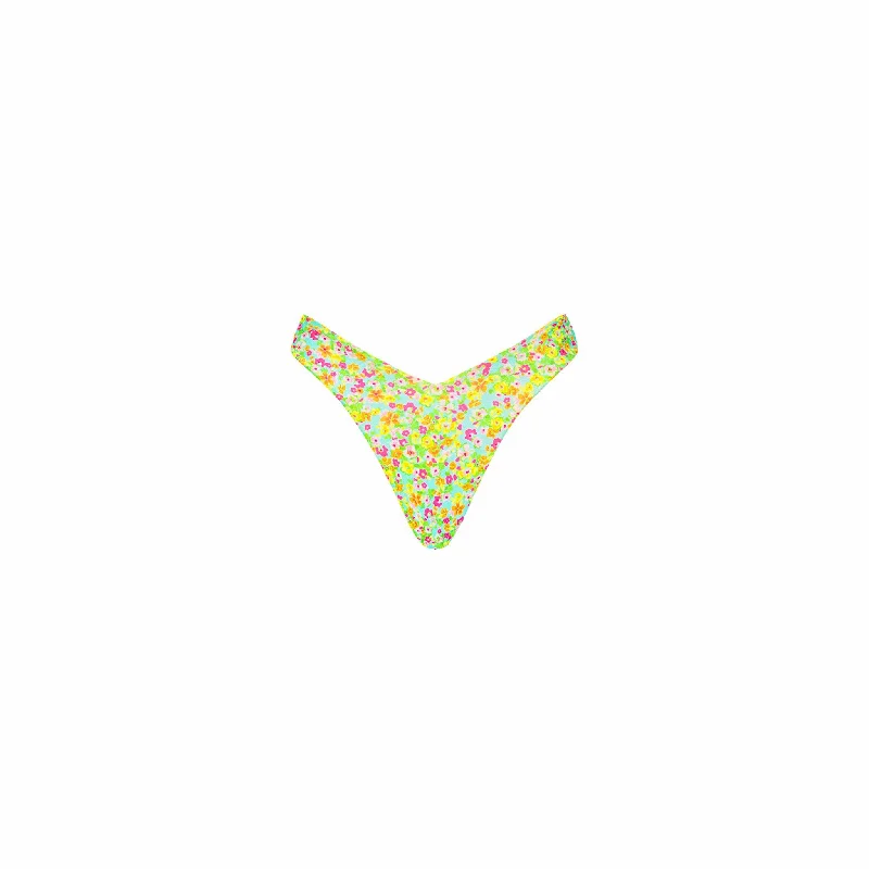 Y Cheeky Bikini Bottom - Wild Flower Boho style bikini, Relaxed, Chic, Trendy